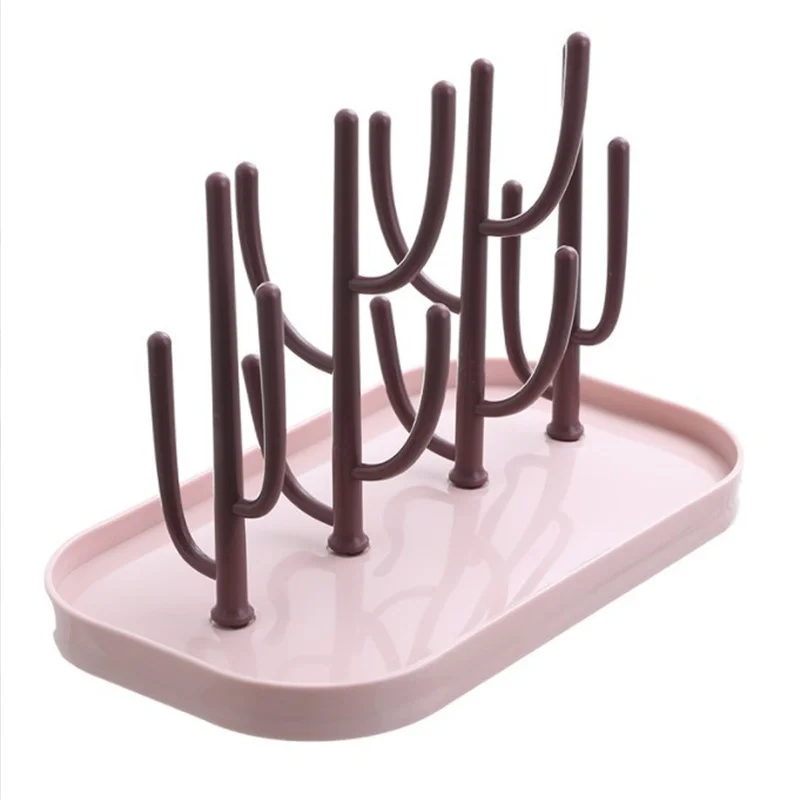 Baby Feeding Bottle Drain Drying Racks Cute Portable Cup Holder Multifunctional Baby Bottle Racks