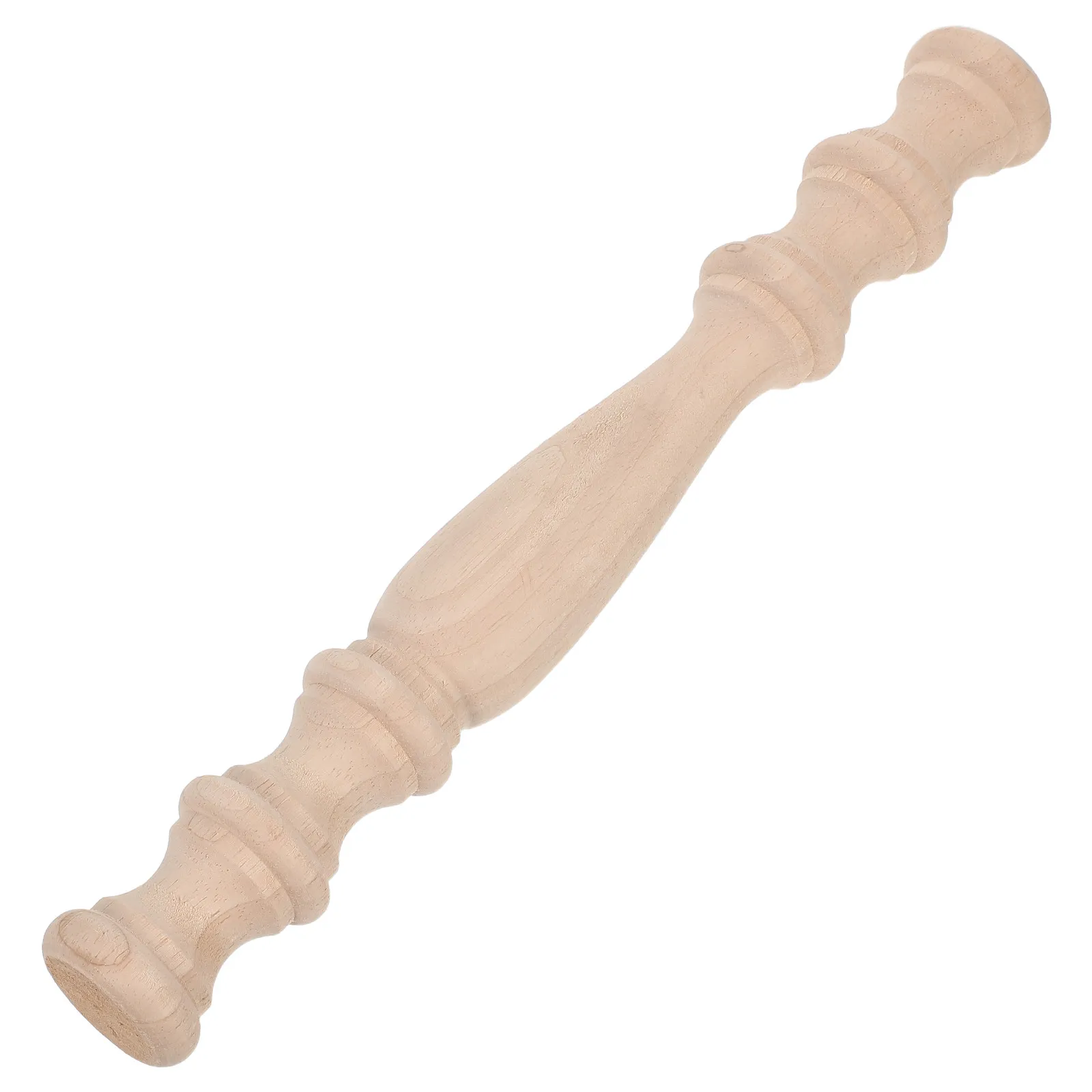 16 Inch Unfinished Wood Stair Baluster Post European Style Hardwood Spindle for Indoor Outdoor Railing DIY Home Improvement