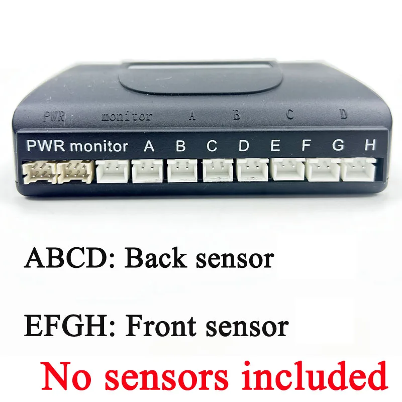 Dual-core Car Parking Sensors 8 Redars Visual control box (need to connect 2 camera and monitor) Parktronic System