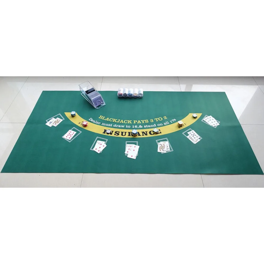180x90 سنتيمتر بوكر مفرش المائدة غير المنسوجة النسيج Blackjack لعبة مفرش المائدة الألعاب الترفيه كازينو الملحقات المهنية