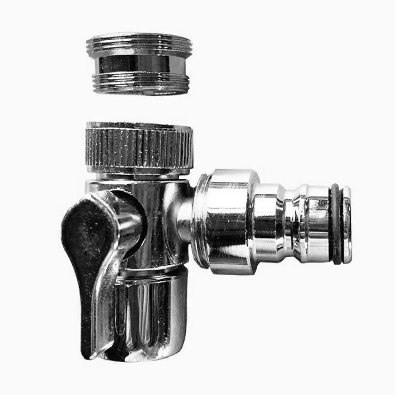

Shower Diverter Valve, Rustproof Adapter for Shower Arm Mounted for Toilet