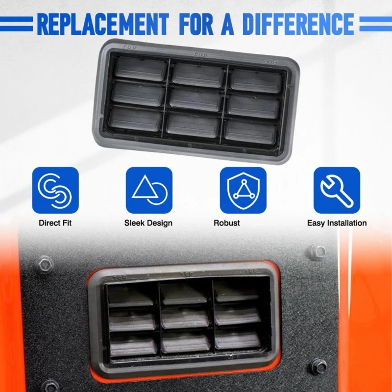 

05058636AD Cooling Rear HVAC Vent Rear Tailgate Vent For Multiple Model Quick Installation