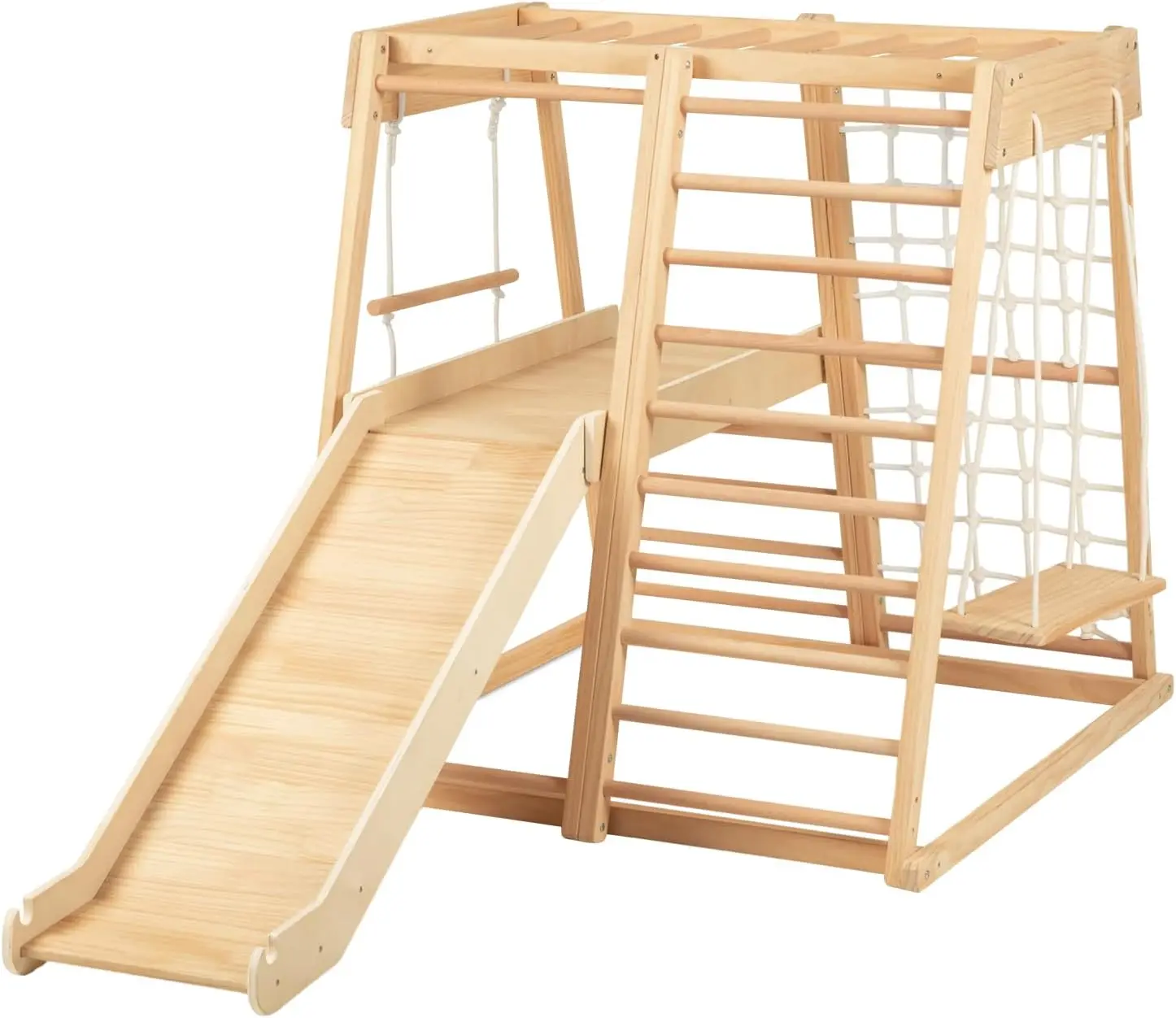 Jeu d'intérieur 8 en 1 pour enfants, aire de jeux intérieure pour enfants, jouets d'escalade pour les tout-petits de 3 à 8 ans, ensemble de jeu d'escalade avec toboggan