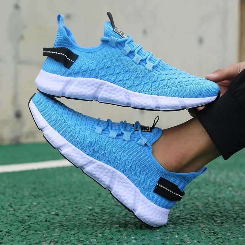 Promotion Men's Running Shoes Lightweight Breathable Eye Catching Athletic Outdoor 2025 Trendy Design Casual Walking Sneakers