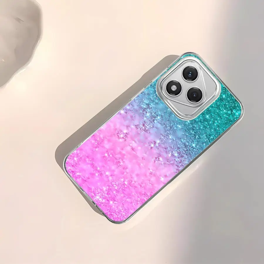 Мягкий чехол для телефона с художественным градиентом и рисунком оловянной бумаги для Honor X8b X9b X7b 200 Pro X9c X8c 400 Lite X9a X8a