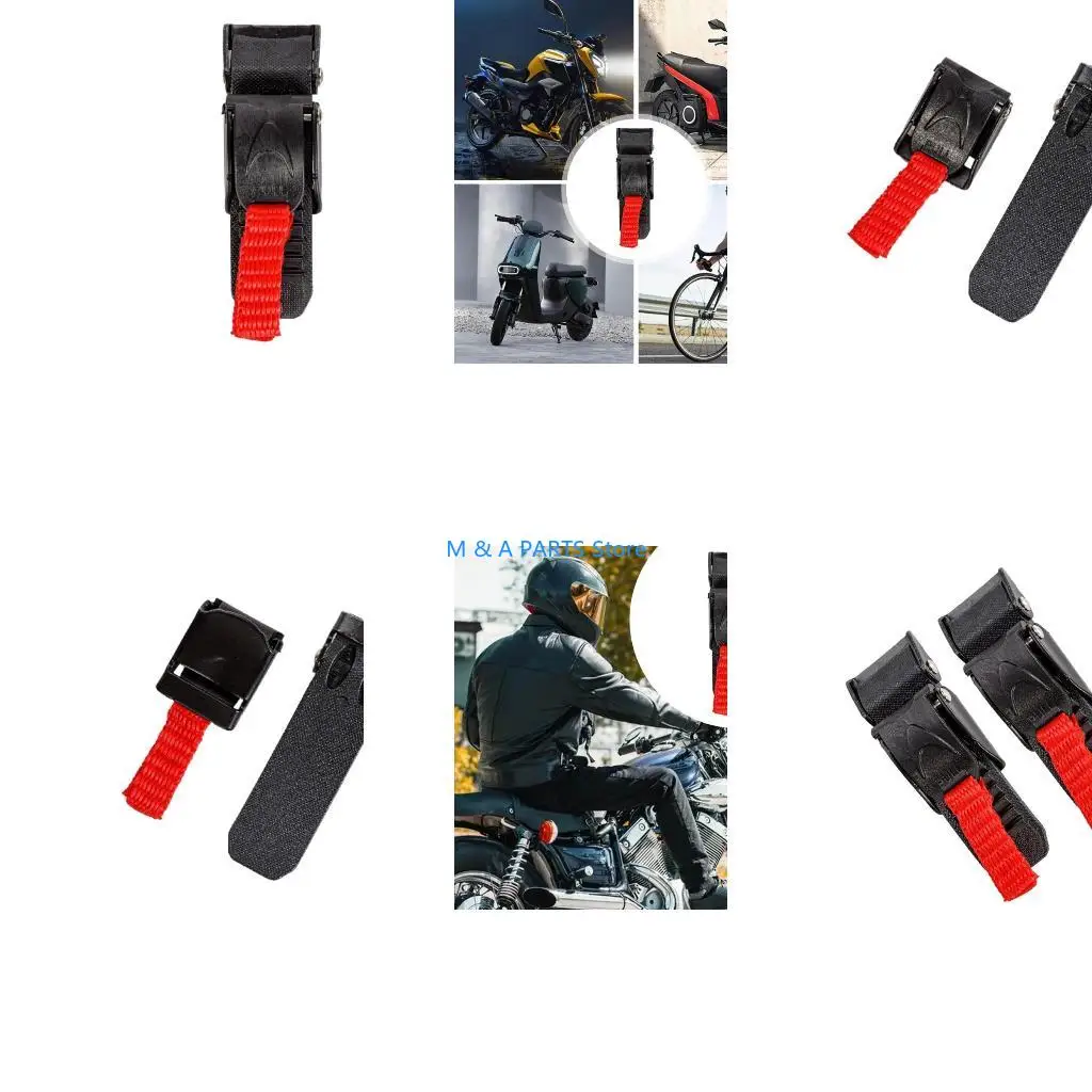U1JF Replacement Helmets Quick Release Clip Chin Strap MotorcycleBike Pull Buckle
