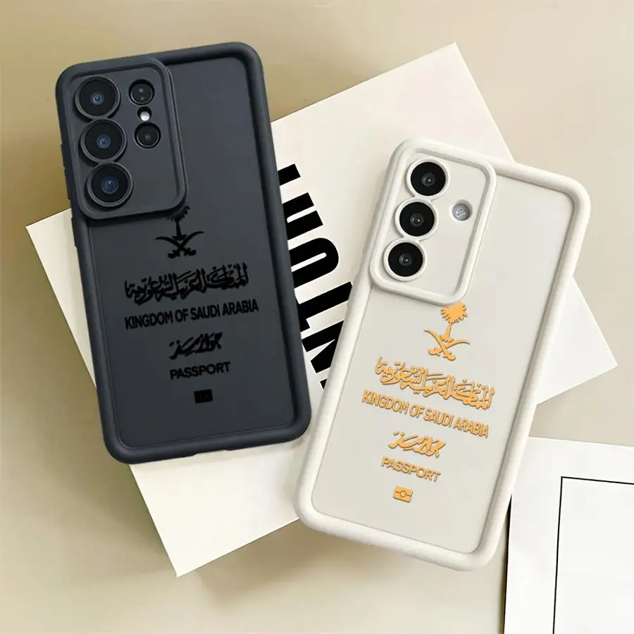 Case for Samsung Galaxy S26 Ultra S25 Edge S21 S25 S22 S23 FE S20FE S24 Plus S24Ultra Phone Cover Saudi Arabian Passport
