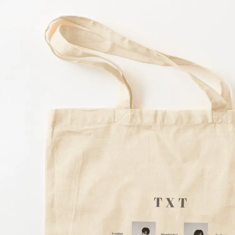 TXT Group photoshoot design Tote Bag shopper bag woman Cloth bag sacs de shopping free delivery bags