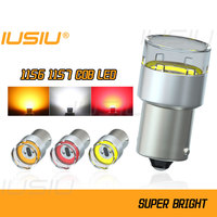 IUSIU 2PCS Flashing 1157 Led Bulb 1156 Strobe P21W BAY15D R5W BA15S R10W P21/5W Lamp Flash Brake Reverse Car Truck Light 12V 24V