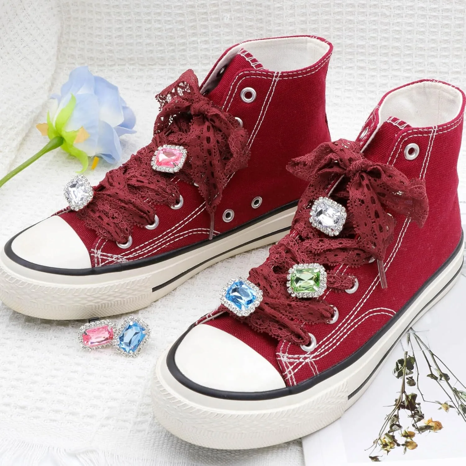 1 Paar Seiden-Spitzen-Schnürsenkel für Mädchen, bunte flache Schnürsenkel, weiß, schwarz, lässige Seil-Schnürsenkel für Schuhe, Zubehör, Breite 3 cm – Detail 29