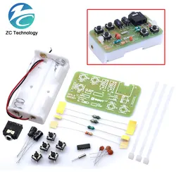 76-108MHz FM Stereo Radio DIY Kit Wireless FM Receiver Module DC 2.7V-3.3V Frequency Modulation Electronics Soldering Practice