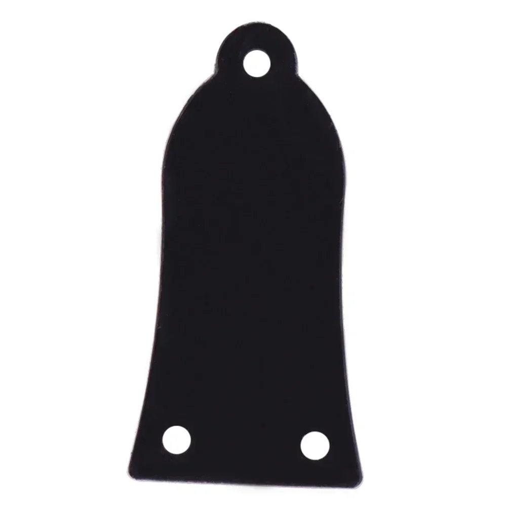 2 Holes 3-Ply Bell Truss Rod Cover For Gibson SG LP Electric Guitar Bass Black PVC Cover Plate Guitar Parts Accessories