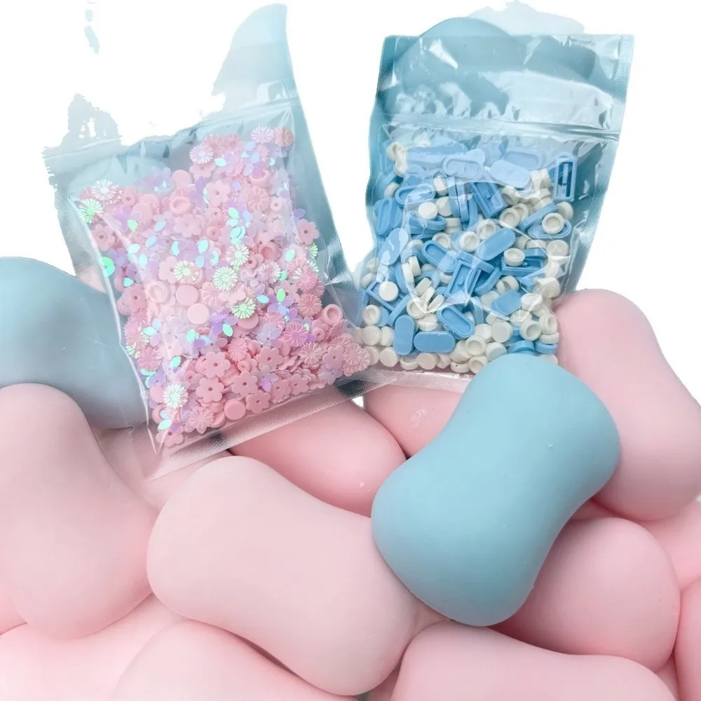 New Crunchy Soap Ball Ultra-Thin Ice Skin Shapeable Squeeze Soap Anxiety Relie Fidget Toy for Stress Relieving