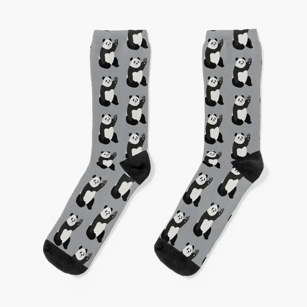 

Waving Panda Socks christmass gift Climbing Boy Socks Women's