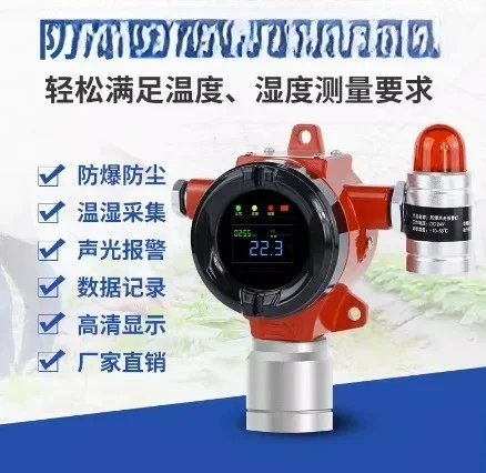 4-20MA RS485 Fixed Explosion-proof Combustible Gas Detection Analyzers CO O3 O2 H2S CH4 LEL VOC Gas Detector