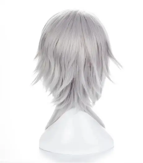 Perruque de Cosplay Anime Bungo Stray Dogs YEARS, Ginger Awa entrepiercing, White Heat Degree Hair, Costume Wig