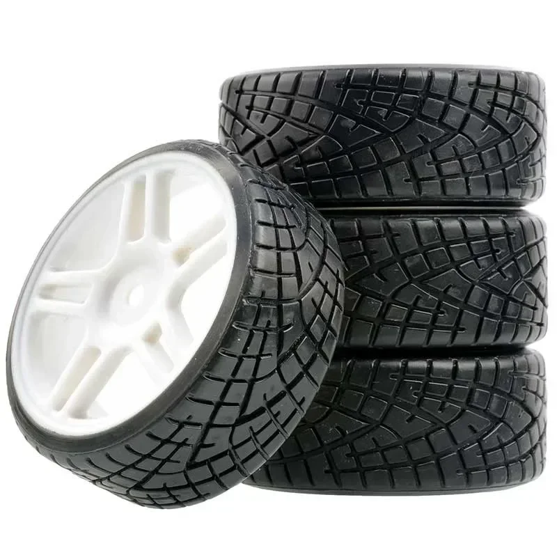 For MJX HYPER GO 14303 14302 14301 Tamiya TT01 TT02  Plastic hubcapTires Rally CNC High Strength Plastic hubcap Height increasin