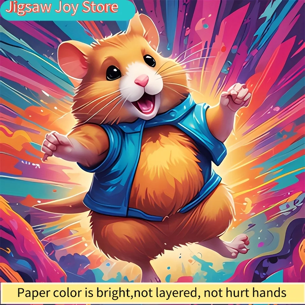 

Набор для алмазной вышивки 5D DIY — милый хомяк, круглый акриловый холст с полным покрытием, вышивка крестиком для декора стен дома