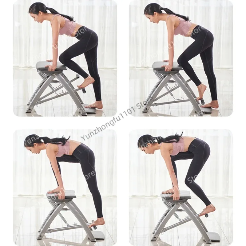 Foldable Multifunctional Yoga Fitness Equipment Pilates Chair Equipment Home Yoga Fitness Chair