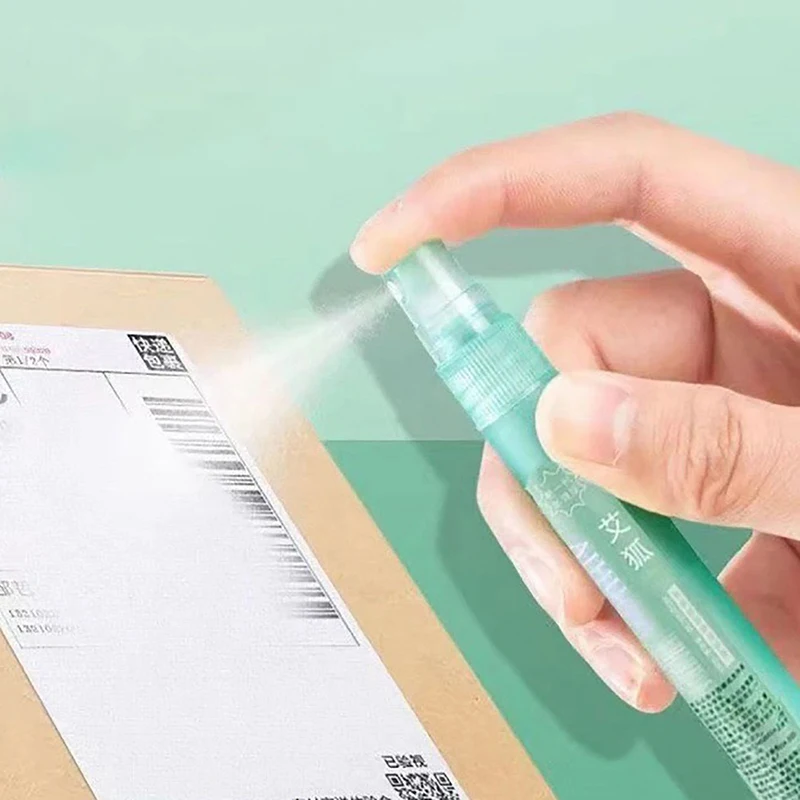 10ml Thermal Paper Correction Fluid Spray Courier Note Applicator Pen Fast Drying Privacy Eliminator Masker