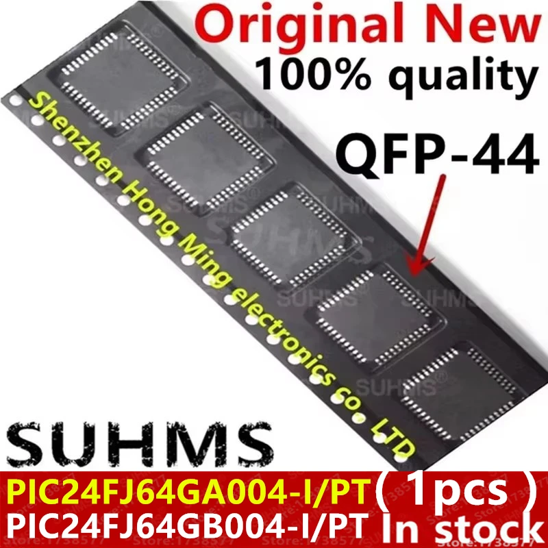 (1piece)100% New PIC24FJ64GA004-I/PT PIC24FJ64GB004-I/PT PIC24FJ64GA004 PIC24FJ64GB004 PIC24FJ64GA PIC24FJ64GB 004-I/PT QFP-44