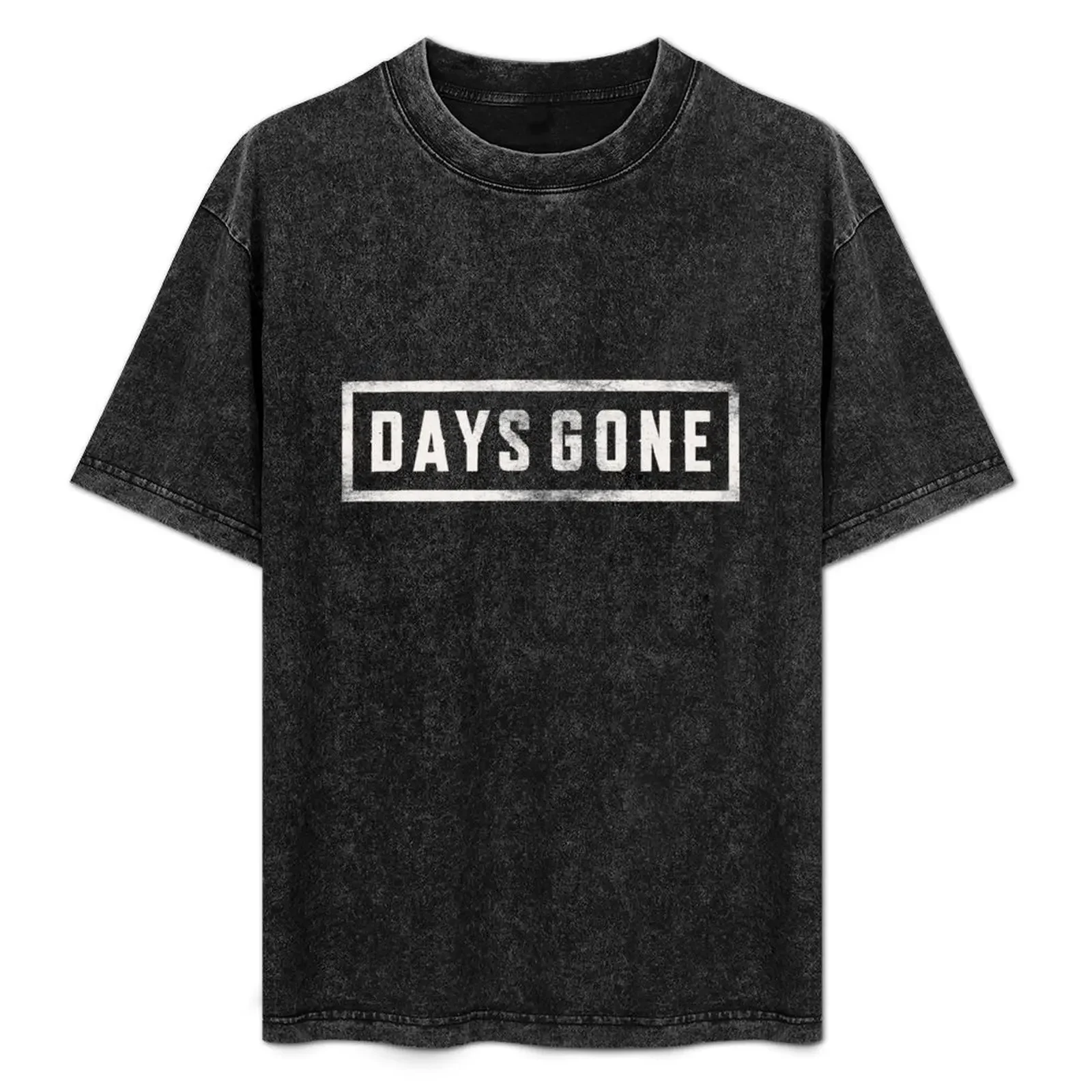 

Футболка Days Gone (с белым логотипом) больших размеров, простой повседневный топ