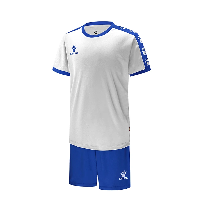 KELME Custom Kids Soccer Football Jerseys Team Uniforms Training Short sleeves Jerseys Shorts Survetement High Quality 3883033
