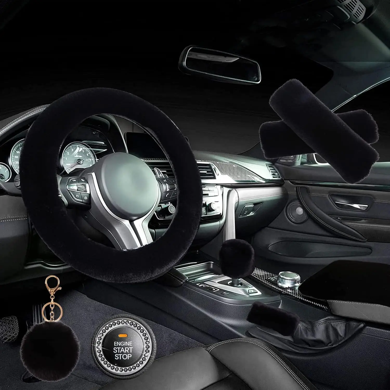 Car Steering Wheel Cover For Peugeot 301 307 Sw 508 308 206 4007 2008 5008 2010 3008 2014 2015 2016 2017 2018 2019 Accessories view 4