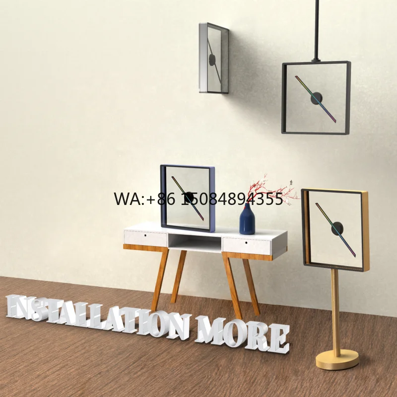 SN-T40 40-см 3D голографический LED-вентилятор для рекламы с управлением через Wi-Fi и приложение, памятью 8 ГБ, гарантией 1 год, мощностью 10-15 Вт, поддержкой различных форматов