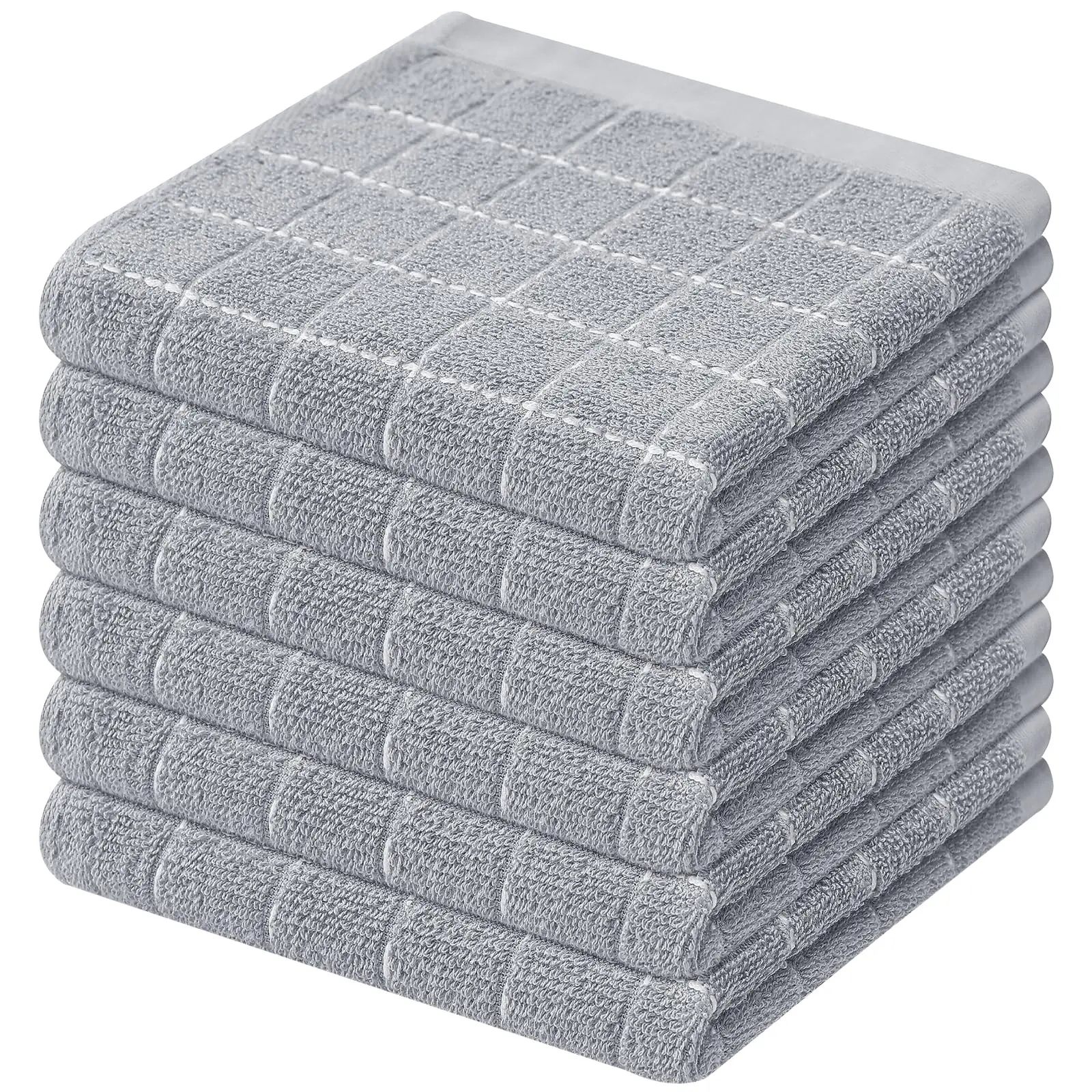 Paño de Cocina Olanly 100% Algodón, Súper Suave y Absorbente, Paño de Limpieza Doméstica Reutilizable, Paño de Cocina Grueso para Uso Diario