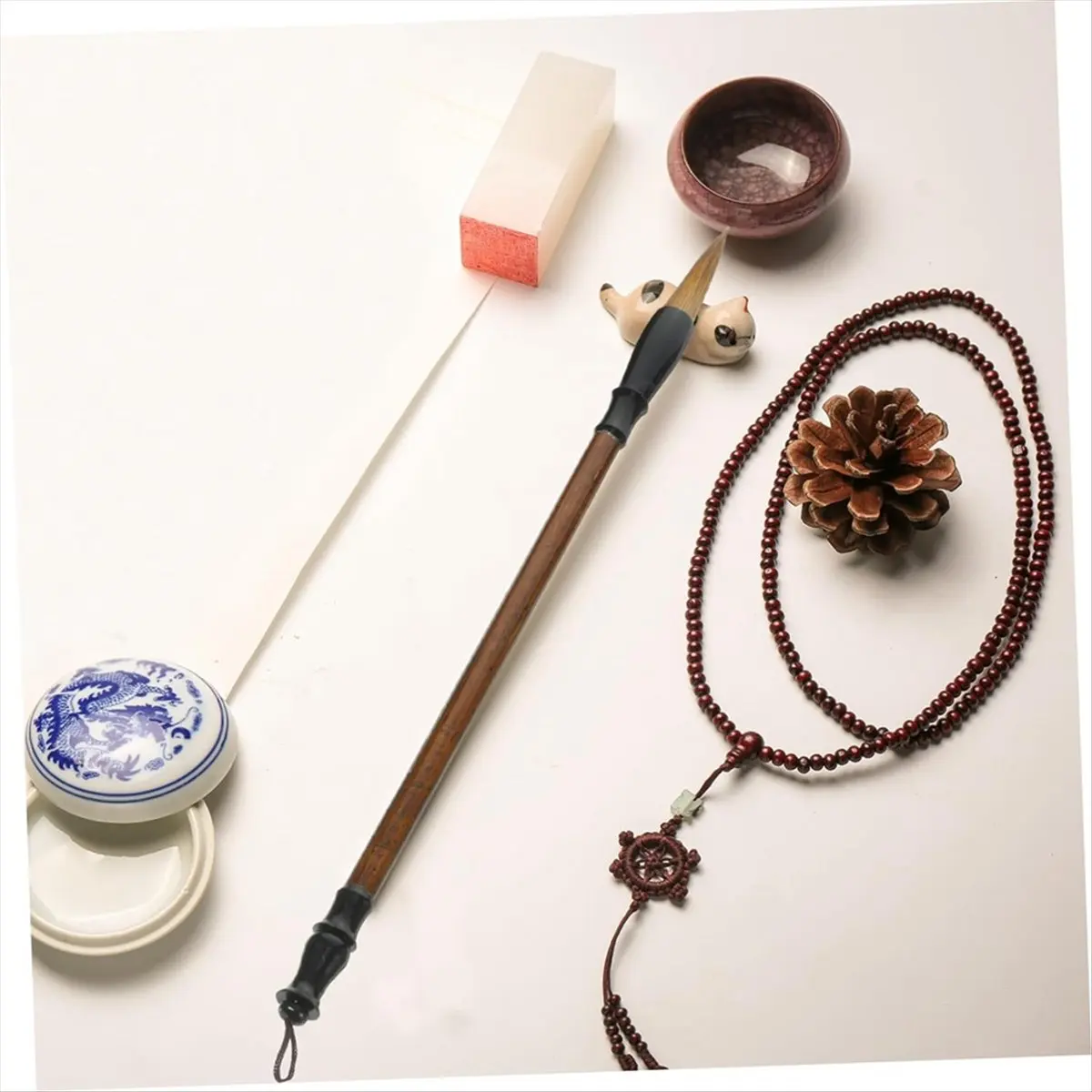 【Shop Now Y24A】 1 Set Brush Set Chinese Calligraphy Brush Calligraphy Set for Beginners Traditional Chinese Brush Painting Brush