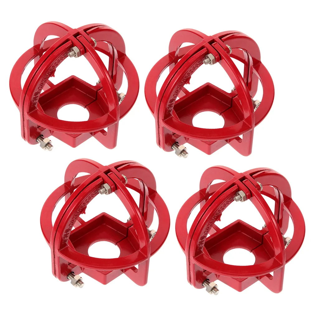 4Pcs Fire Sprinkler Head Cover Durable Guard Cage Metal Head Protector for Fire Systems Residential Ceiling Use