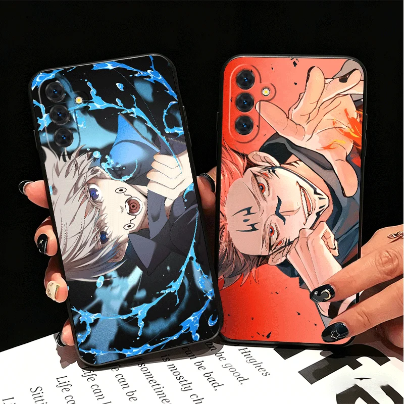 Japan Anime JUJUSU KAISENS Silicone Phone Case for Samsung A17 A16 A15 A14 A13 A57 A56 A55 A54 A53 A37 A36 A35 A34 A33 A27 A26 A