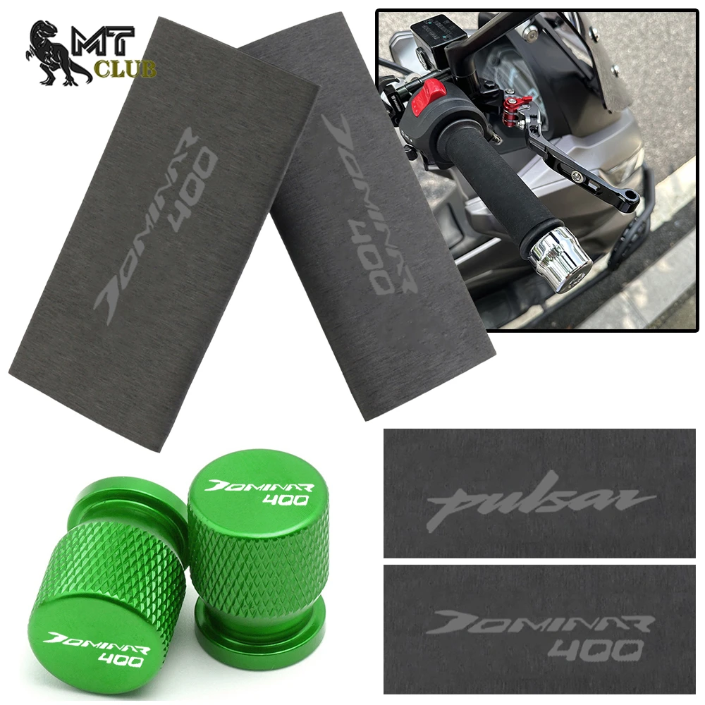 For Bajaj Dominar 400 Pulsar Dominar400 2020-2024 2023 New arrivals Motorcycle Accessories Grip Cover Non-slip Rubber Grip Valve