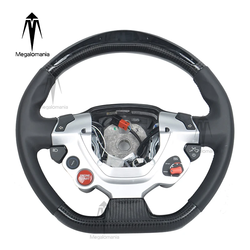 

Fit for Ferrari 458 488 599 California F430 F12 GTC4LUSSO Custom Alcantara Carbon Fiber Steering Wheel Racing Wheel Convertible
