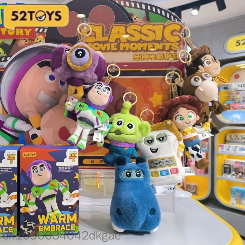 

Original 52toys Toy Story Warm Embrace Series Blind Box Kawaii Charm Anime Keychain Hanging Figure Mystery Box Collectible Gift