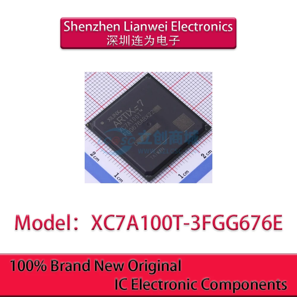 

100% New Original XC7A100T-3FGG676E XC7A100T IC Chipset FBGA-676