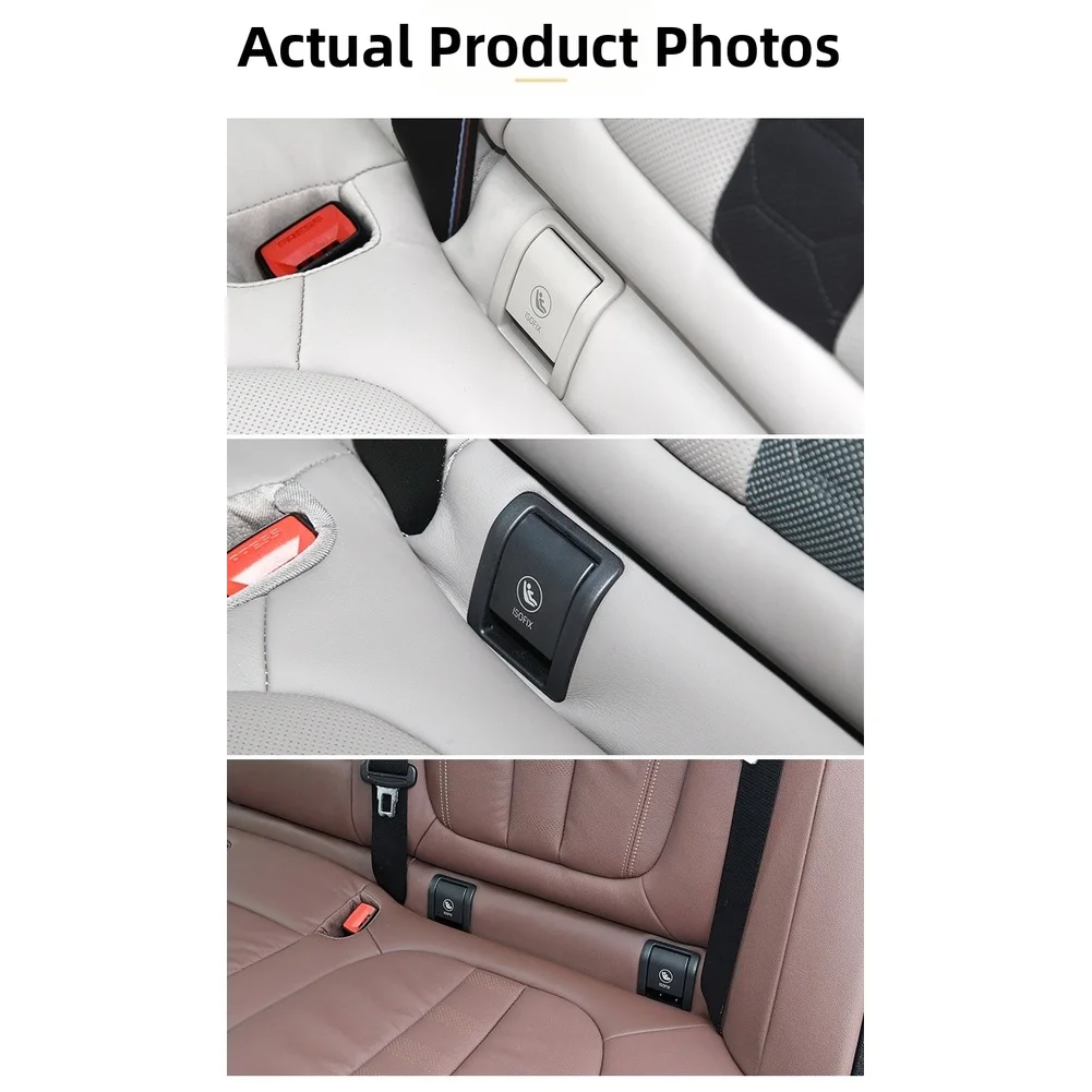 Material ABS Seat Isofix Cover ISOFIX Cover Wear-resistant Easy To Use Replacement Installation For BMW X5 G05 2019-23