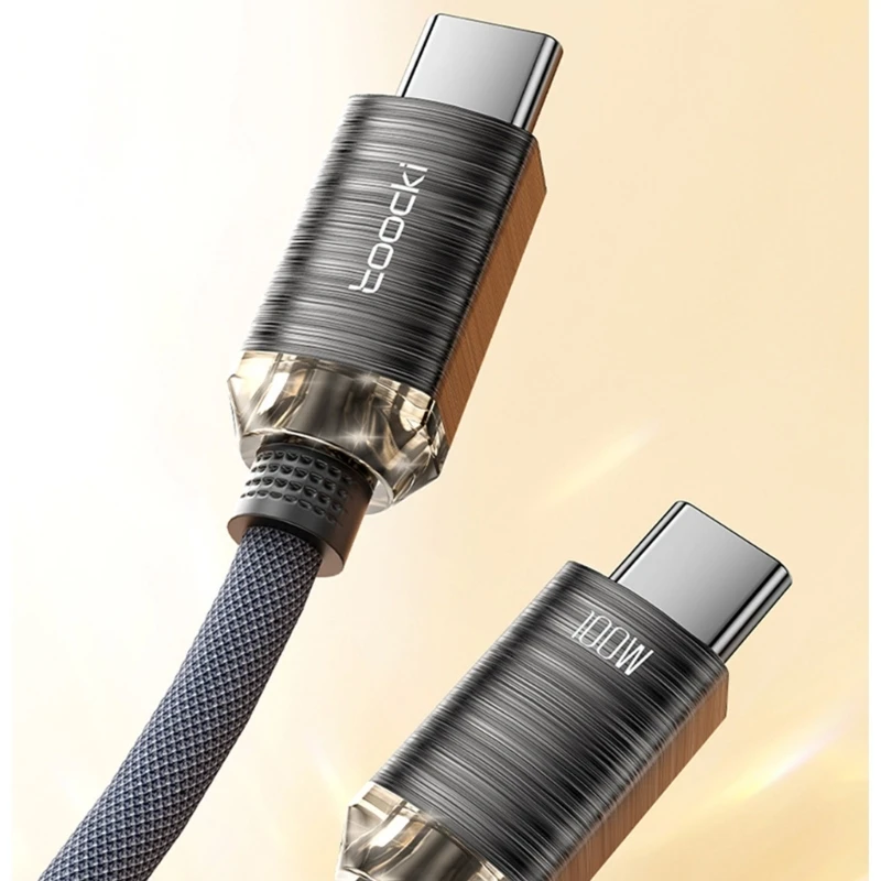 Кабель для зарядки и передачи данных USB C к USB C поддерживает зарядку 100 Вт, передачу данных 480 Мбит/с для телефонов, планшетов и многого другого