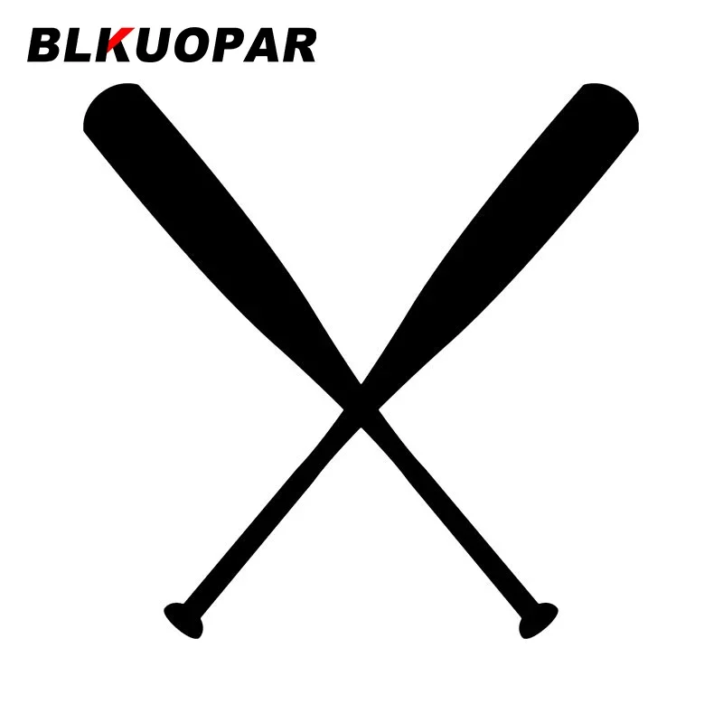 

BLKUOPAR Baseball Bats Car Sticker Fashionable Die Cut Scratch-Proof Decal Personality Fashionable Waterproof Funny Car Styling
