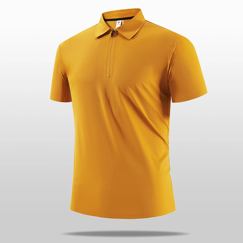 Summer Men'S New High-Quality Casual Loose Ice Silk Lapel Top Korean Version Fashion Versatile