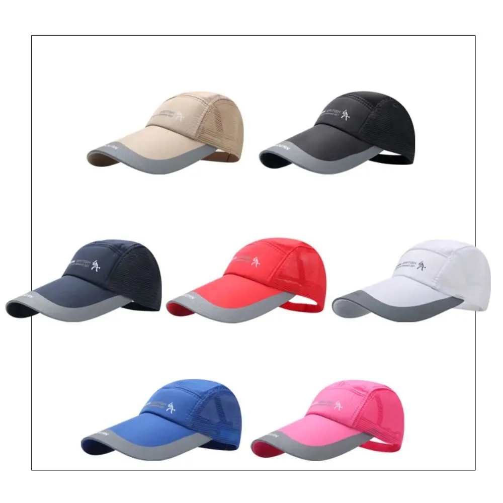 Anti-Sun Baseball Caps Fashion Retro Adjustable Sunscreen and Shading Hat Printing Dacron Fishing Cap