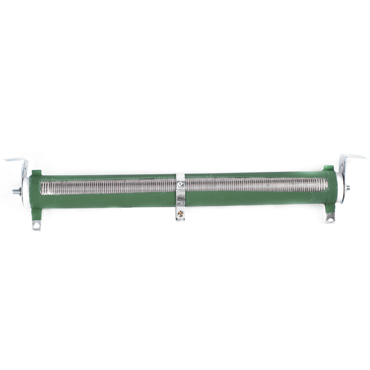 FTGT-200W Watt 100 Ohm Ceramic Tube Adjustable Rheostat Resistor Green