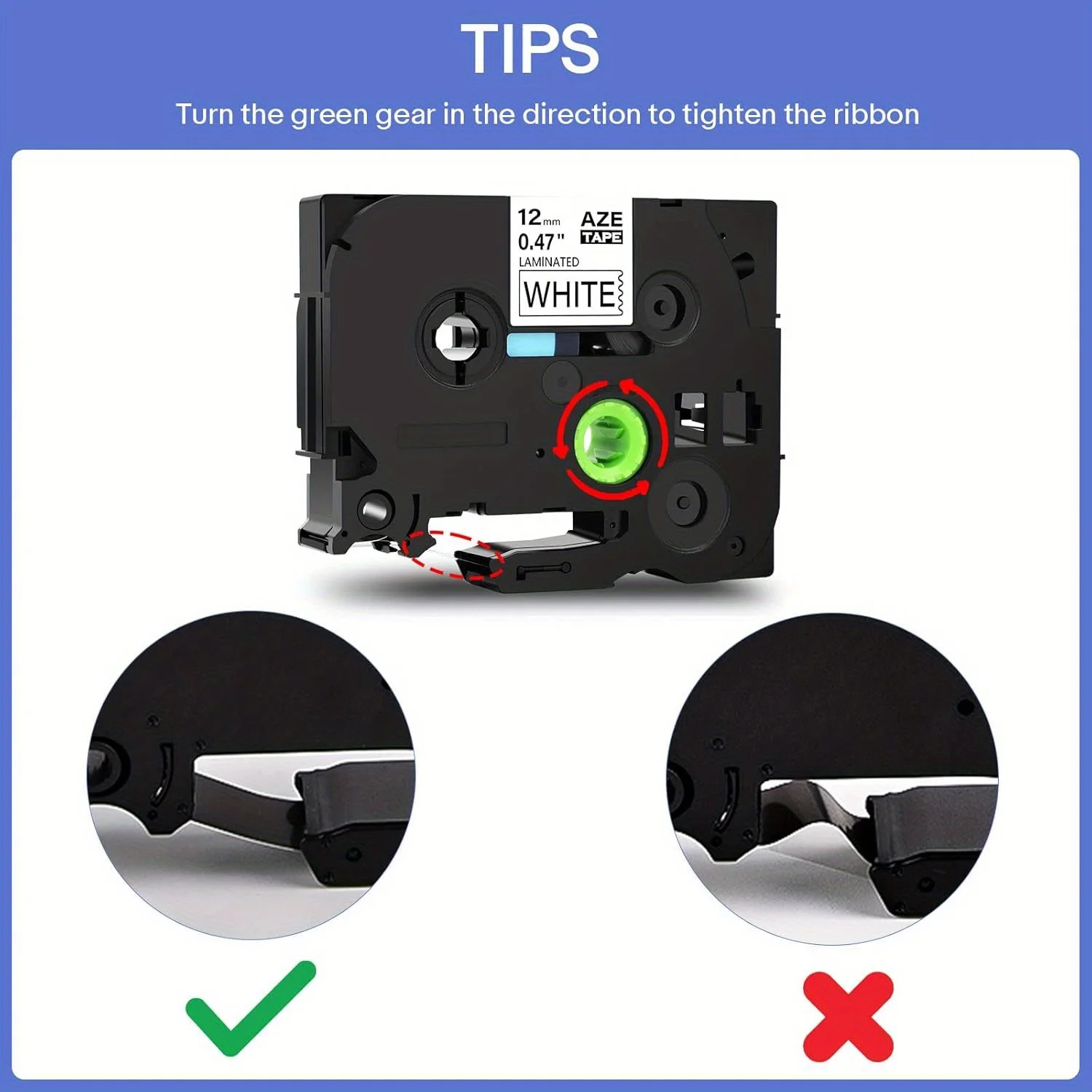 Pack Compatible for Brother Ptouch Label Maker Tape TZe 231 131 431 531 631 731 12mm 0.47 Laminated Multi-Color TZ  Label Tape
