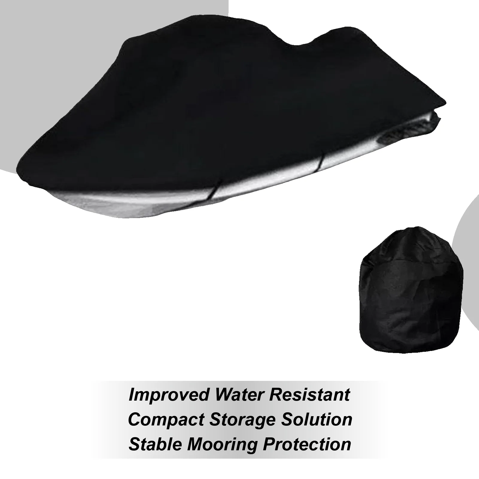 

Motorboat Cover UV-Resistant Dust-Proof Waverunner Protector Watercraft Cover For Recreational Boaters Water Sports Enthusiasts