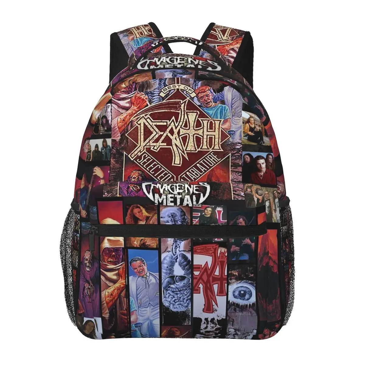 Humorous The Representative Band Of Death Metal Student Backpack School Bag Daypack for Men Women Fashion Bookbag Shoulder Bags