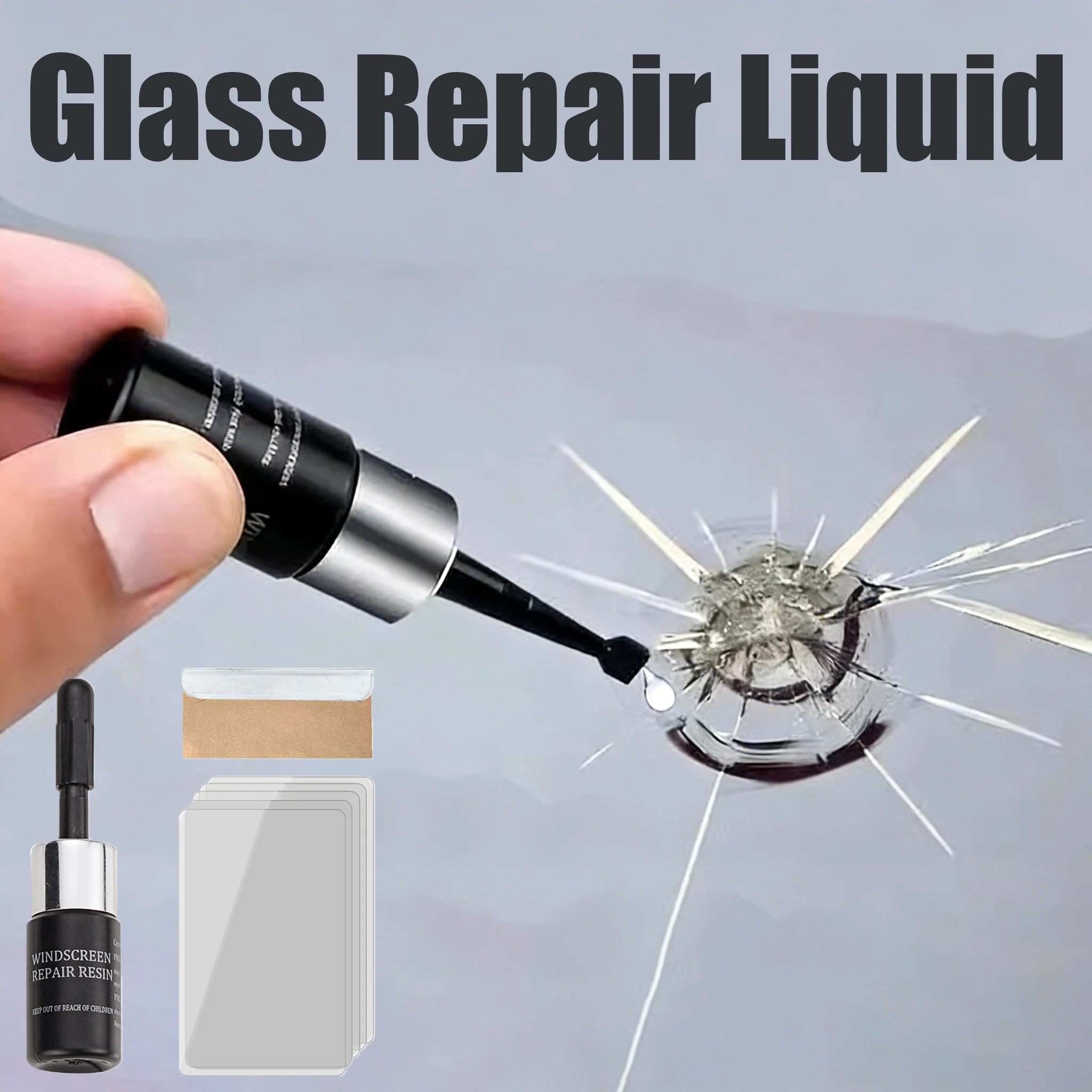 Windscreen Crack Recovery Set Car Glass Repair Kit Window Cracks Gone Remove Scratch Broken Repair Automobile Truck Motorcycles