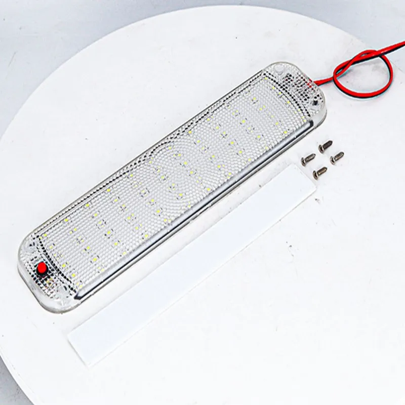 72 perline Light Thin Crystal Shell Ultra Bright LED Interior Light 12-80V Trunk Light Board