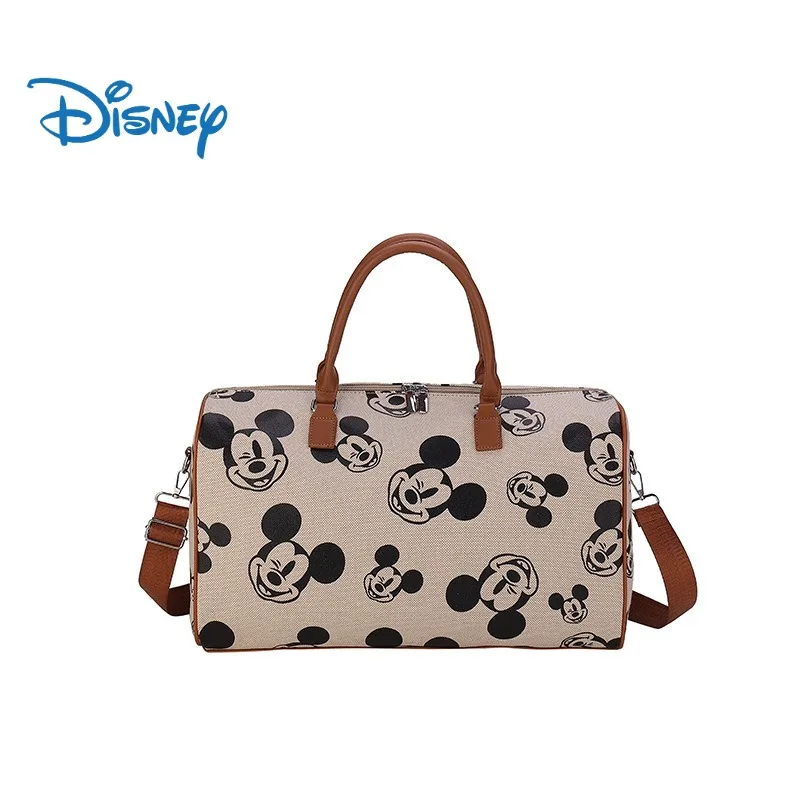 

Легкие сумки для багажа большой емкости Disney A Mickey, женские высококачественные холщовые многофункциональные сумки для хранения фитнеса