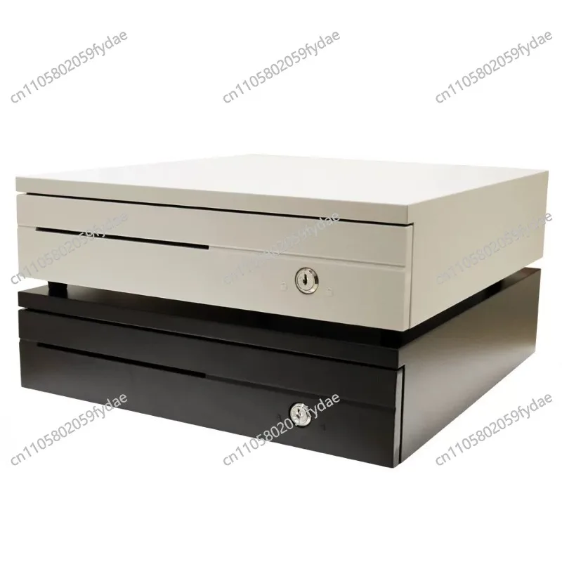 405 Five-Compartment Lockable Cash Drawer with Three Levels Cash Box with Independent Drawer for Standalone Use